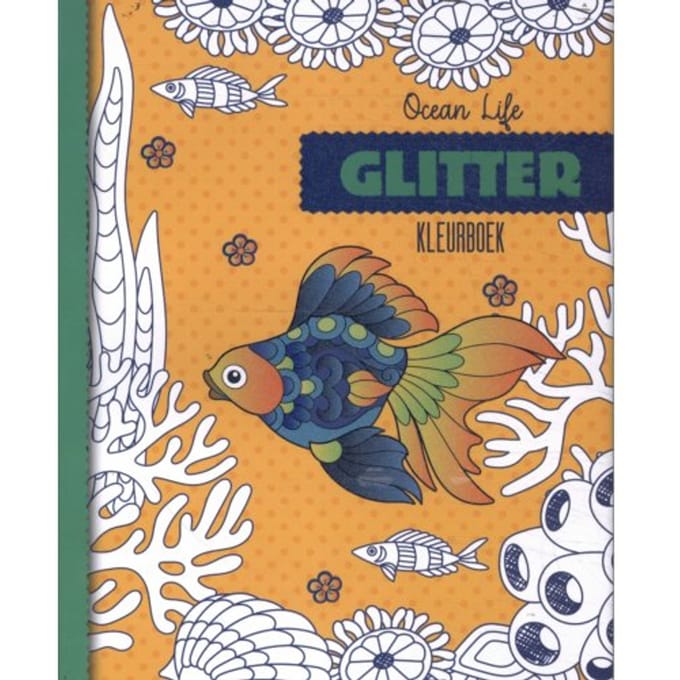 Glitter Kleurboeken - Ocean Life - Interstat