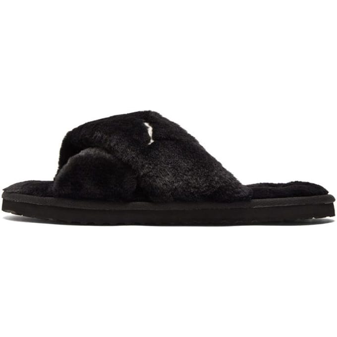 Puma Fluff X Strap Slide Zwart Dames Sneakers Wit 384936-01 38 black