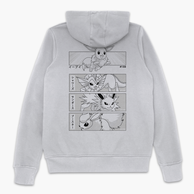 Pokémon Eeveelution Hoodie - White - M