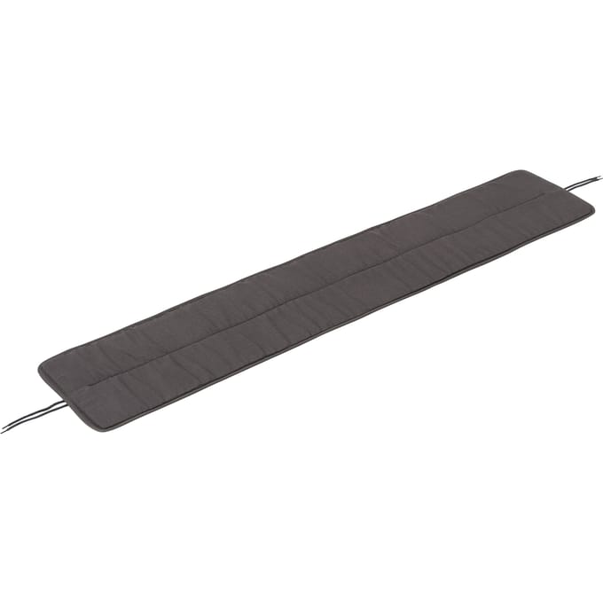 Muuto Linear Steel Bank Zitkussen - donkergrijs - L