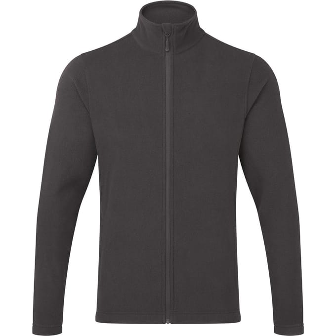 Premier Heren Recyclight Full Zip Fleecejack (Donkergrijs)