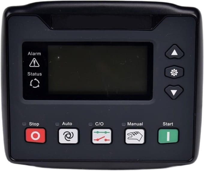 Generator Besturingsmodule - Controlepaneel - Stroomvoorziening Beheer - Geheugenprogrammeerbaar - Zwart