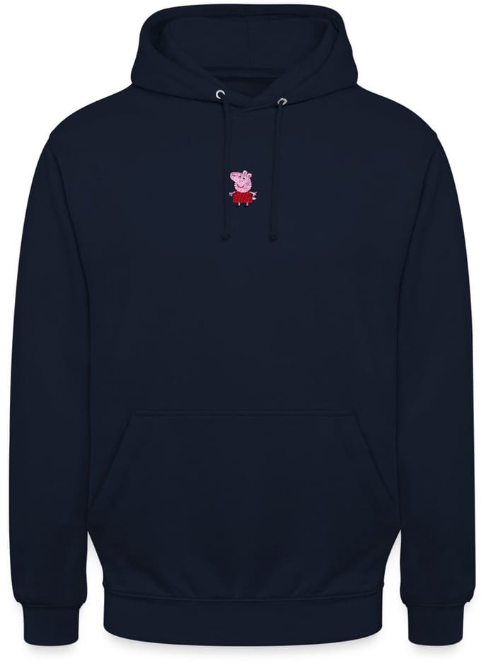 Peppa Pig Borduurwerk Hoodie Unisex