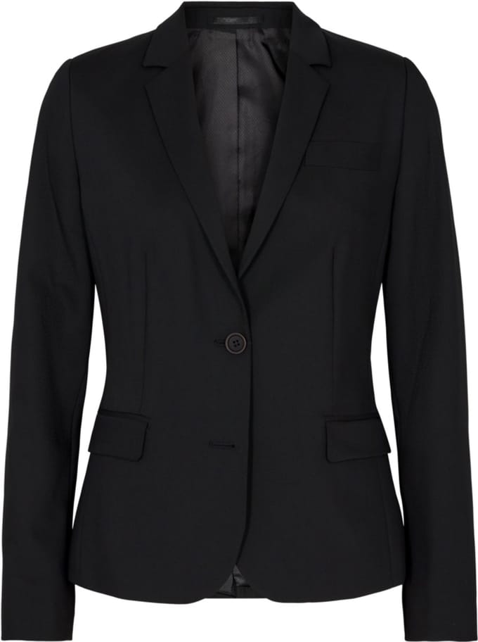 Sunwill 91212 Women's Modern Fit Traveller Blazer Dames blazer zwart | Maat 34