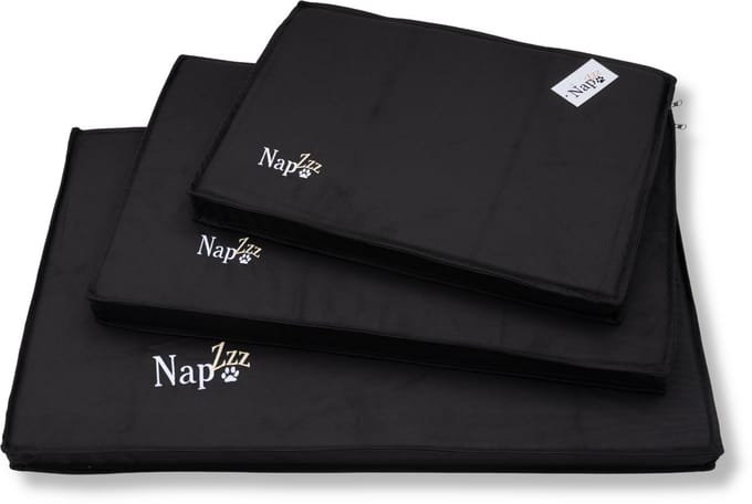 NapZZZ Benchkussen M Orthopedisch Zwart 75x47x7 cm