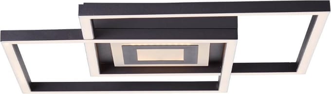 Brilliant Plafondlamp Metis 40cm zwart - G99381/06