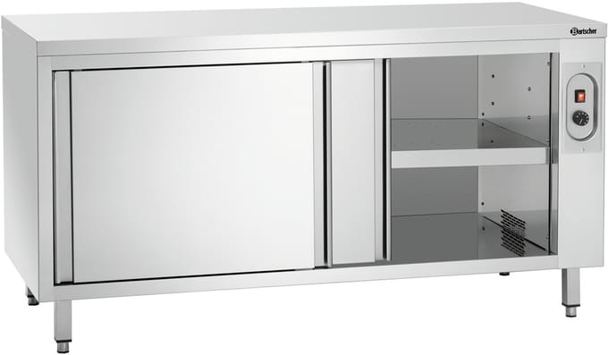 Bartscher Warmhoudkast - RVS - 2 Schuifdeuren - 1600x700x850mm