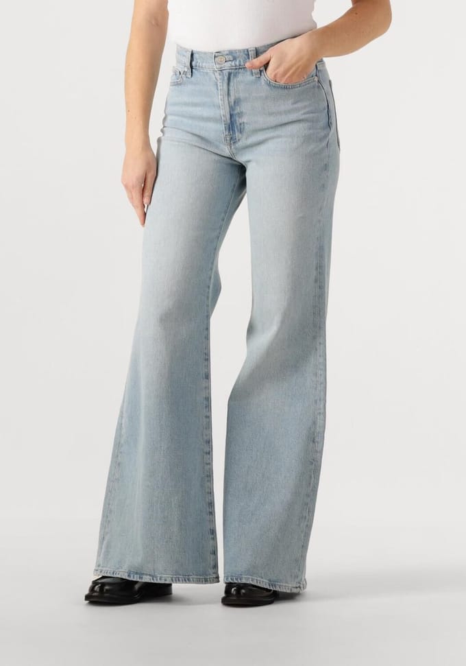 7 For All Mankind Retro Flareseabreeze Jeans Dames - Broek - Lichtblauw - Maat 29