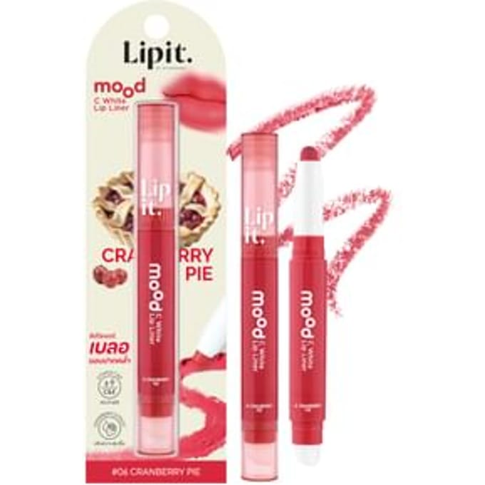 Lipit - Mood C White Lip Liner 06 Cranberry Pie