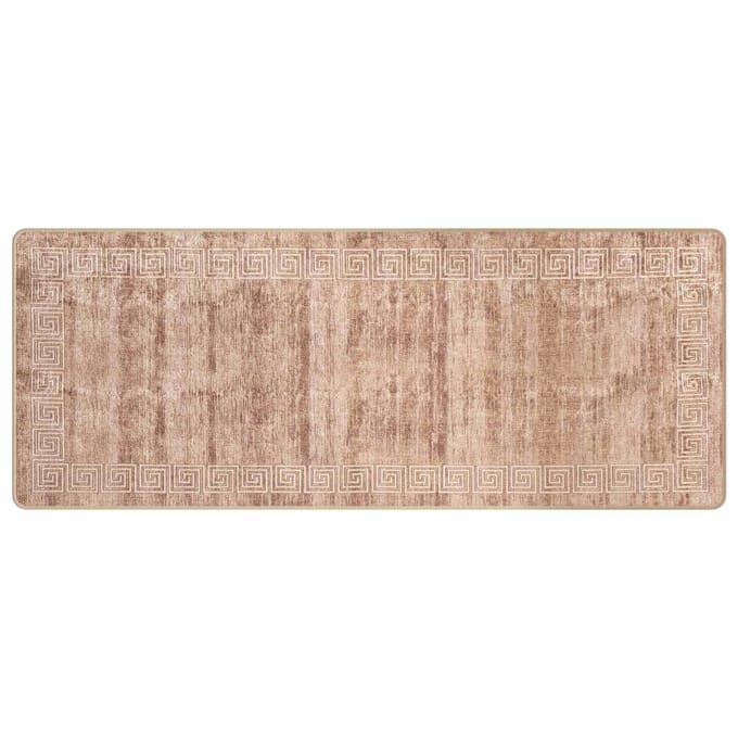 vidaXL - Tapijt - Runner - MARSA - Wit - 80 - x - 200 - cm - Polyester - en - PVC