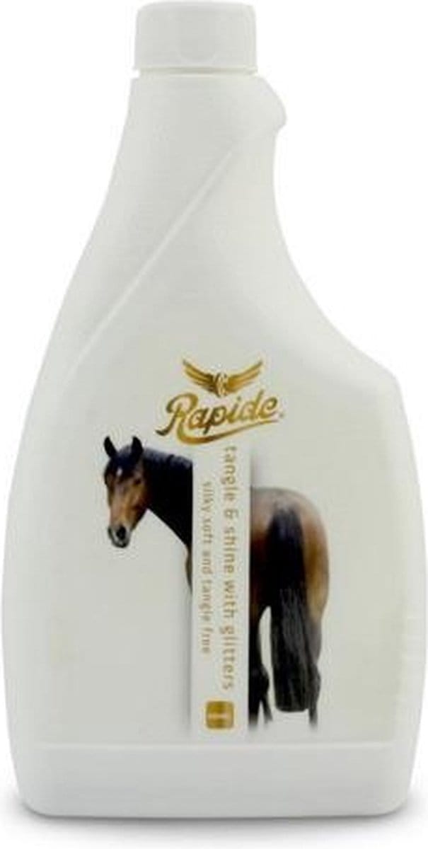 Rapide Anti klit met glitters zilver 500ML