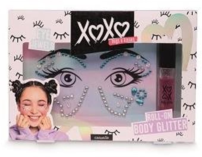 XOXO Giftset met gemstones + bodyglitter