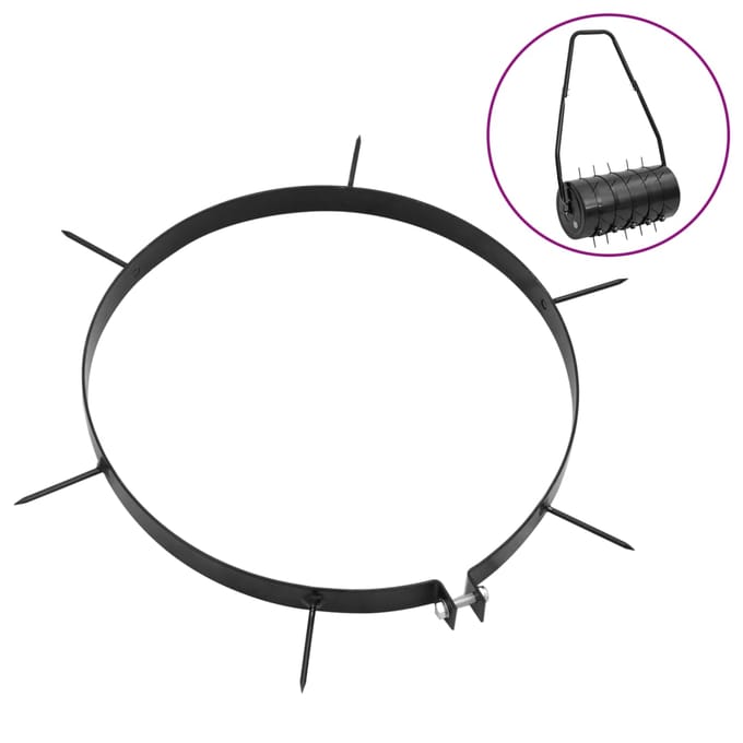 vidaXL - Beluchtingsklemmen - 5 - st - met - spikes - Ø - 30 - cm - ijzer