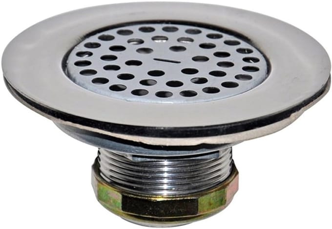 Platte Afvoerzeef voor Douchecabine 4.5 inch Chroom