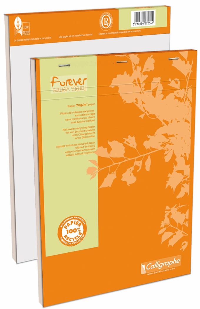 Calligraphe notitieblok Forever A4, 100 vel, geruit