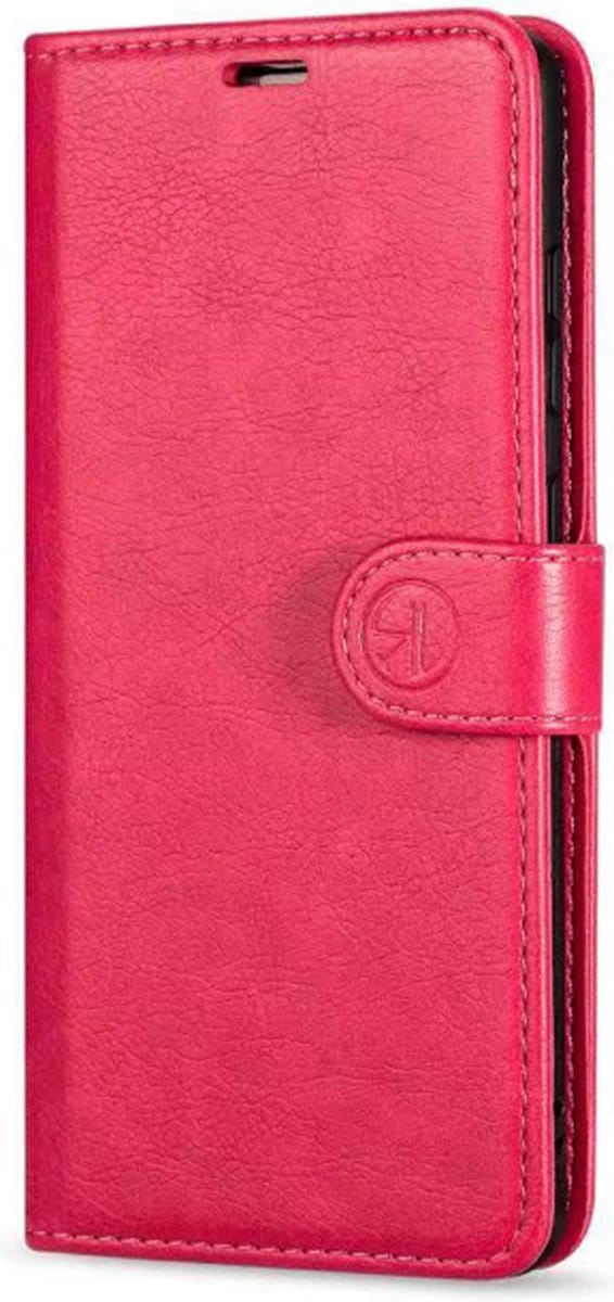 Rico Vitello L Wallet case Geschikt voor Apple iPhone 13 pro max/book case hoesje Roze + gratis screenprotector