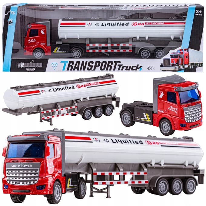 Speelgoed Vrachtwagen met Dekoppelbare Tankoplegger 1:48