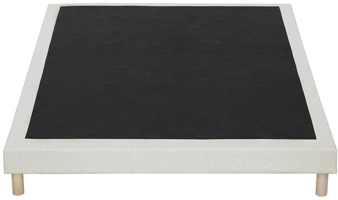 Vente-unique Decoratieve gewatteerde bedbodem 140 x 190 - Beige - KOZANI van YSMÉE