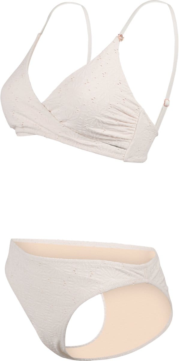 Brunotti - Bella-Broiderie - Bikini Snow - Bralette Bikini Set Dames - 42