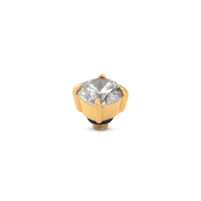Melano Twisted Glint Steentje Crystal | Goud