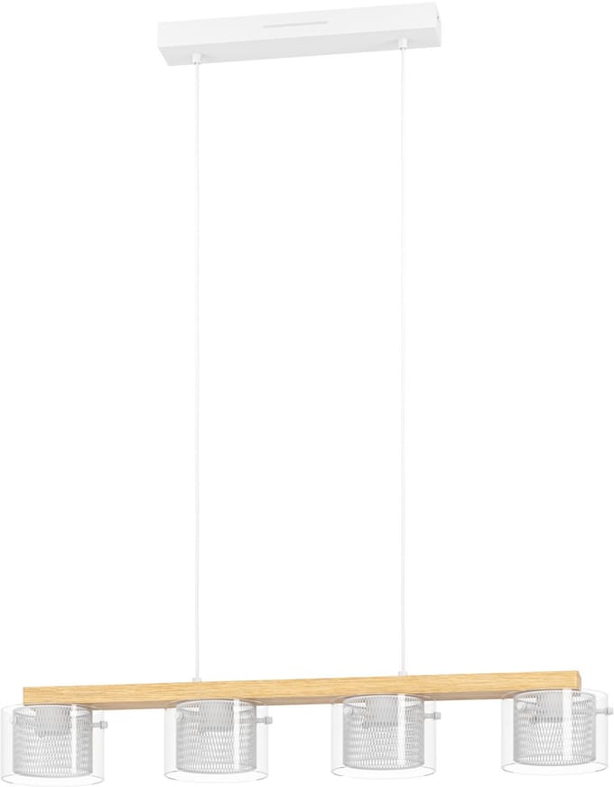 EGLO connect.z Portico-Z Hanglamp - 88 cm - Wit - Instelbaar RGB & wit licht - Dimbaar - Zigbee