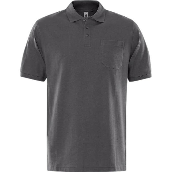 Fristads Heavy Poloshirt 1721 Piq - Donkergrijs - M