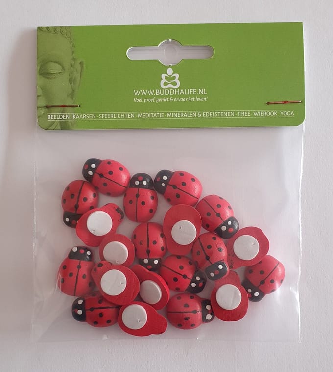 Zelfklevende Lieveheersbeestjes - 20 stuks