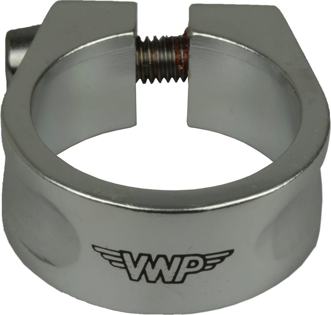 Vwp Zadelpenklem 31,8 Mm Aluminium Zilver
