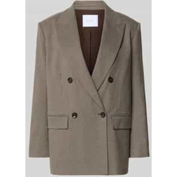 Blazer met mini-ruitmotief