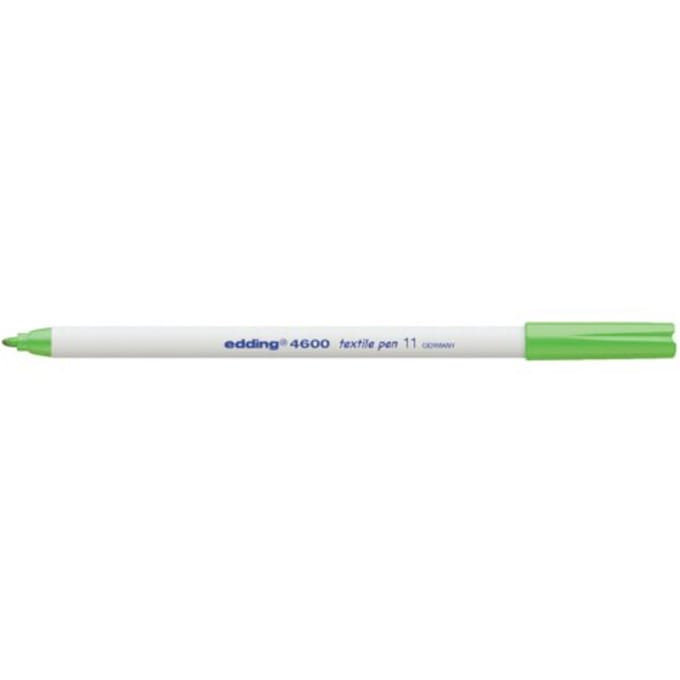 Textielmarker edding 4600 rond 1mm lichtgroen