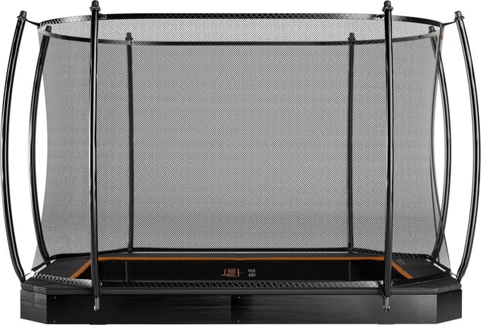Avyna Trampoline FlatLevel 380x255 (238) met net | Zwart