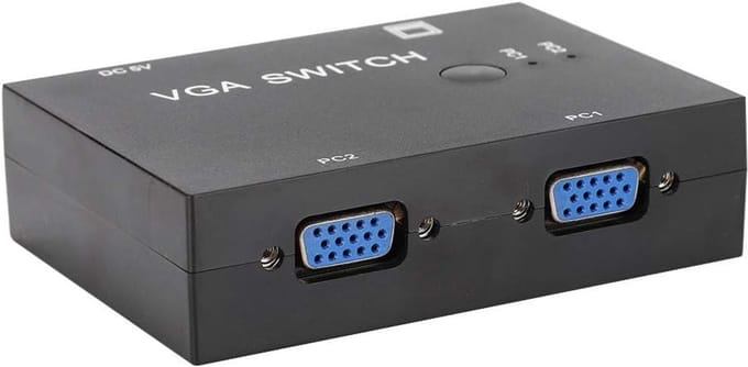 VGA Schakelaar 2 PC naar 1 Monitor - 2-in 1-uit VGA Splitter Switch
