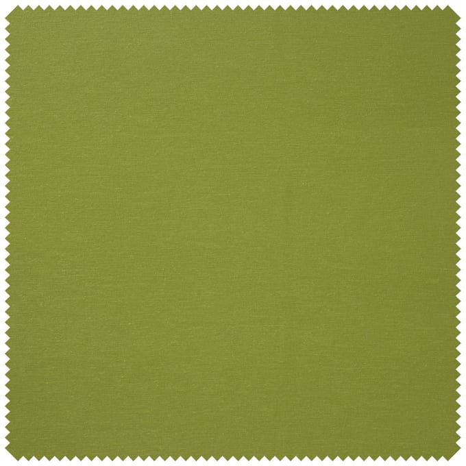 Decoratieve stof linnen optiek "Uni" - Kiwi-Groen