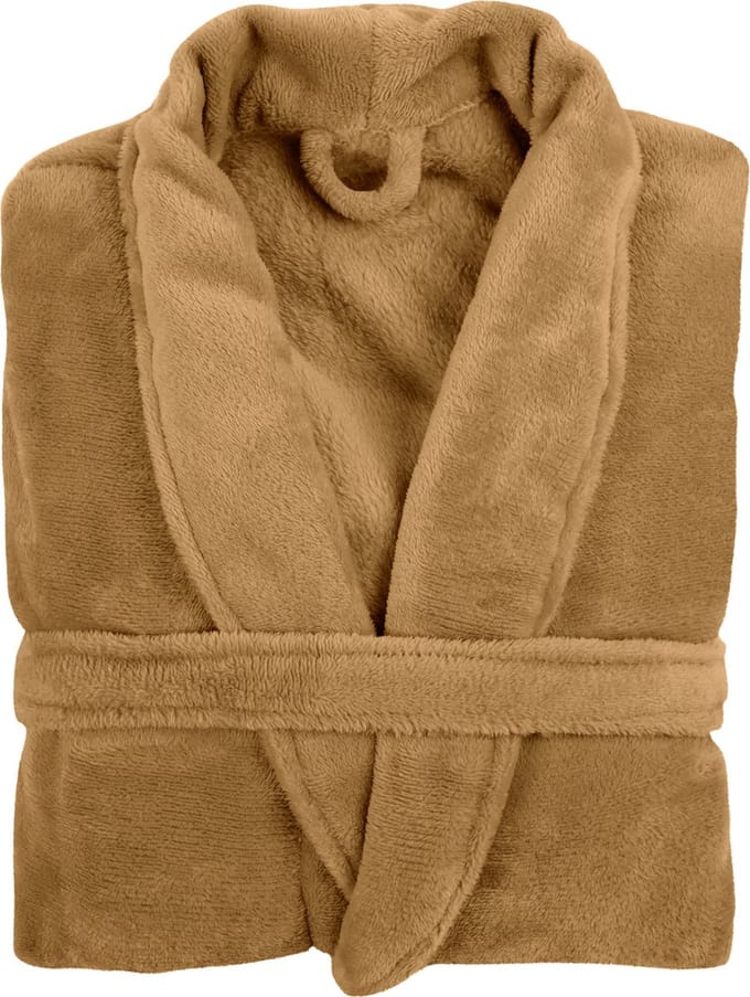 TISECO HOME STUDIO - Kamerjas - MICROFLANNEL COSY - S/M - 100% polyester - Indian tan