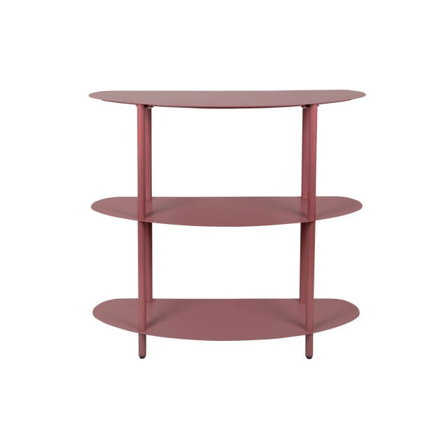 Leitmotiv - Wandkast Riqueza - Rood - 90x28x82 cm