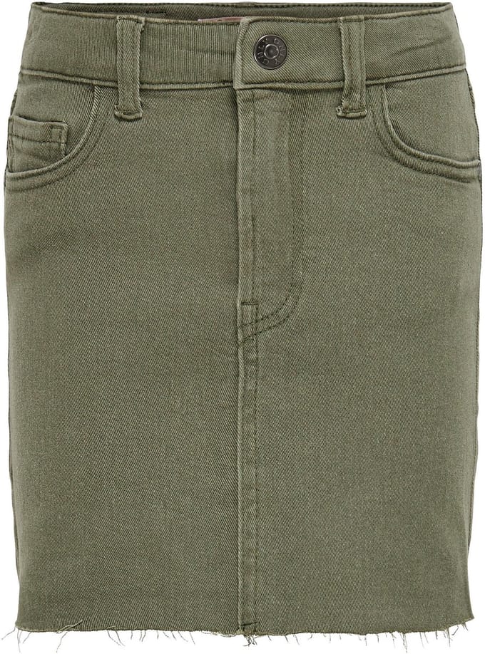 ONLY - Dames rok - Maat 140 - Meisjes - Khaki -