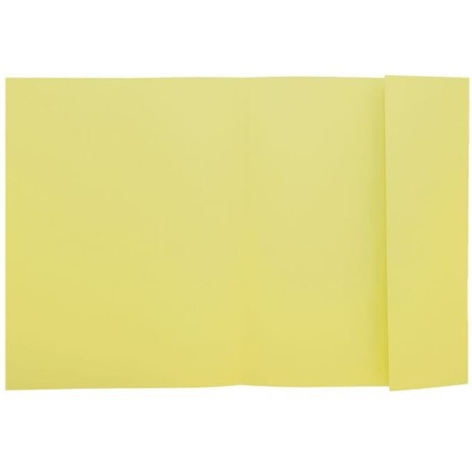 Exacompta SUPER 210 - Pak van 50 dossiermappen met 1 klep - 24x32cm - Kanariegeel - 339005E