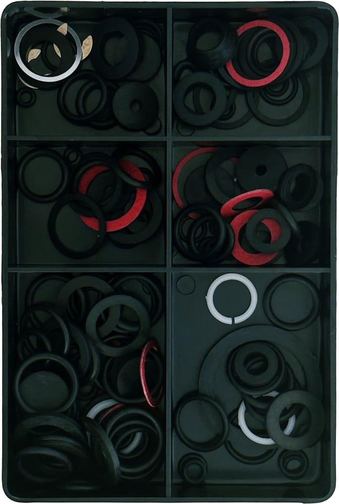 3BMT Rubber-ringen - 125 stuks - Assortiment - Aflsluitringetjes