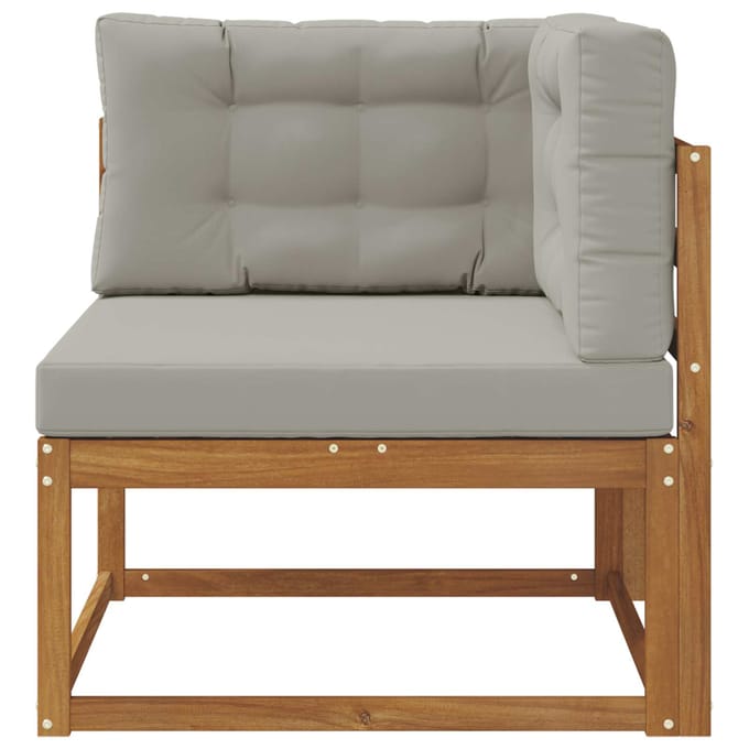 vidaXL - Outdoor - Hoekbank - Naturel