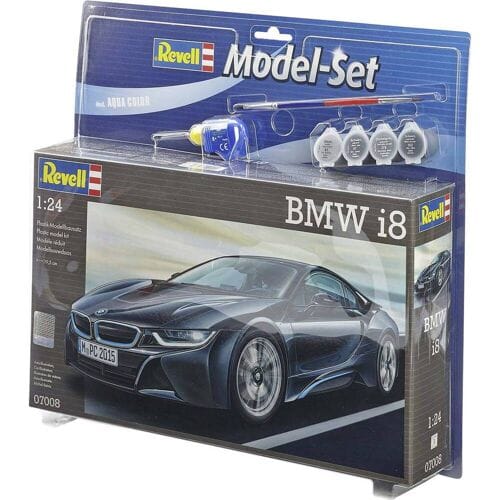 Revell Modelbouwpakket Auto - 67008 BMW i8 - Model Set Plastic - 1:24 - Modelbouw