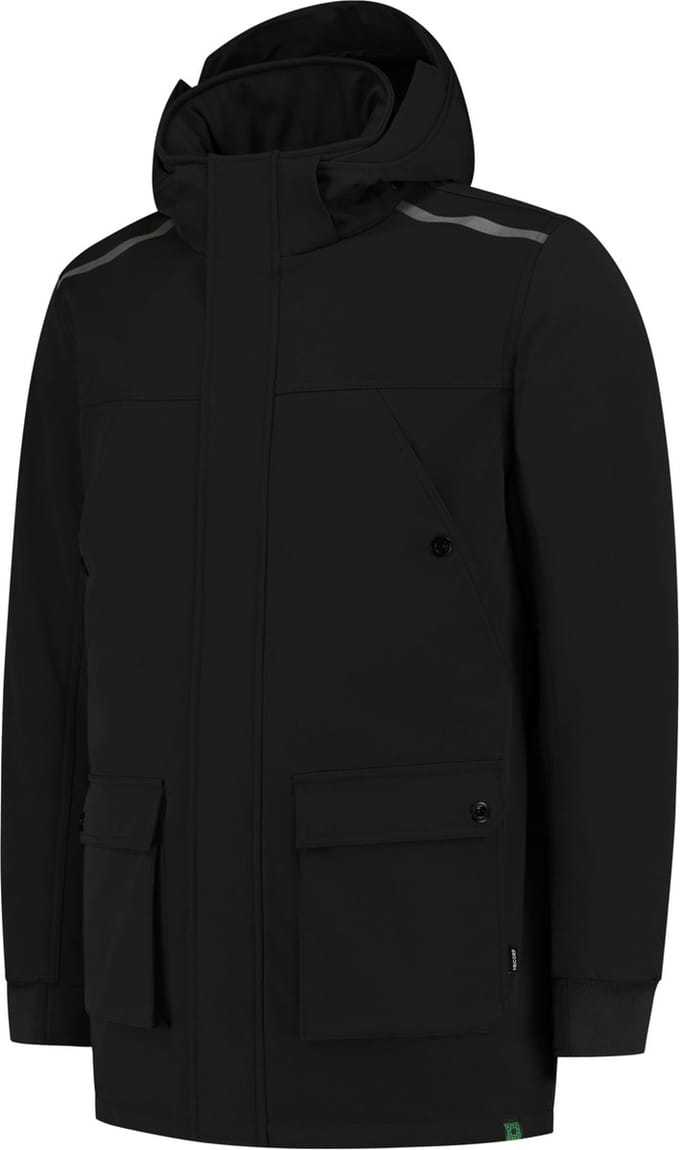 Tricorp Winter Softshell Parka Rewear 402713 - Zwart - S