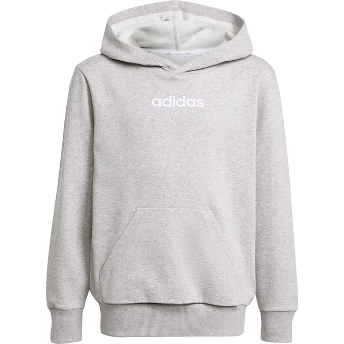 Adidas Essentials Hoodie Grijs 7-8 Years Jongens,Meisjes