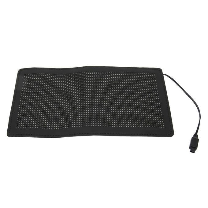 Flexibel LED Autoscherm Ultradun Bluetooth App-bediening Aangepaste Tekstpatroon Buigbaar Programmeerbaar black