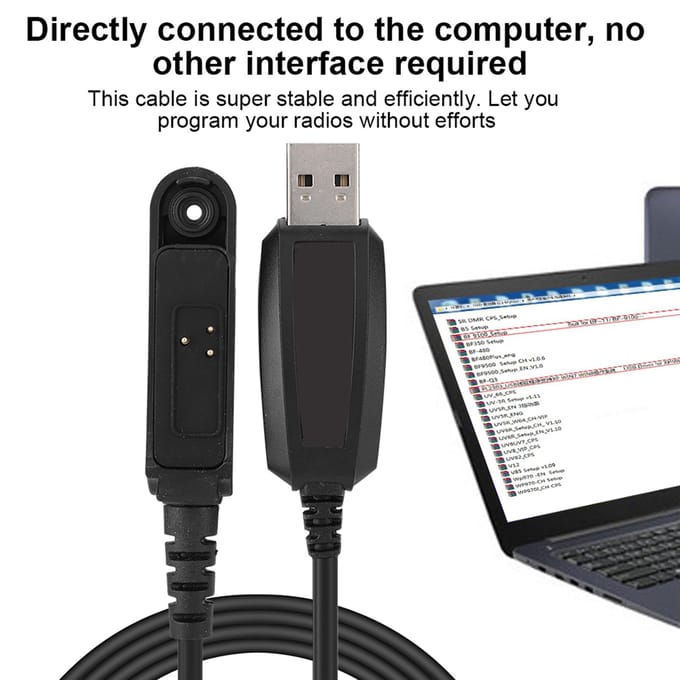 Walkie Talkie USB Programmeerkabel voor BaoFeng UV 9R BF R760 BF 9700 BF A58 GT-3WP Retevis RT6