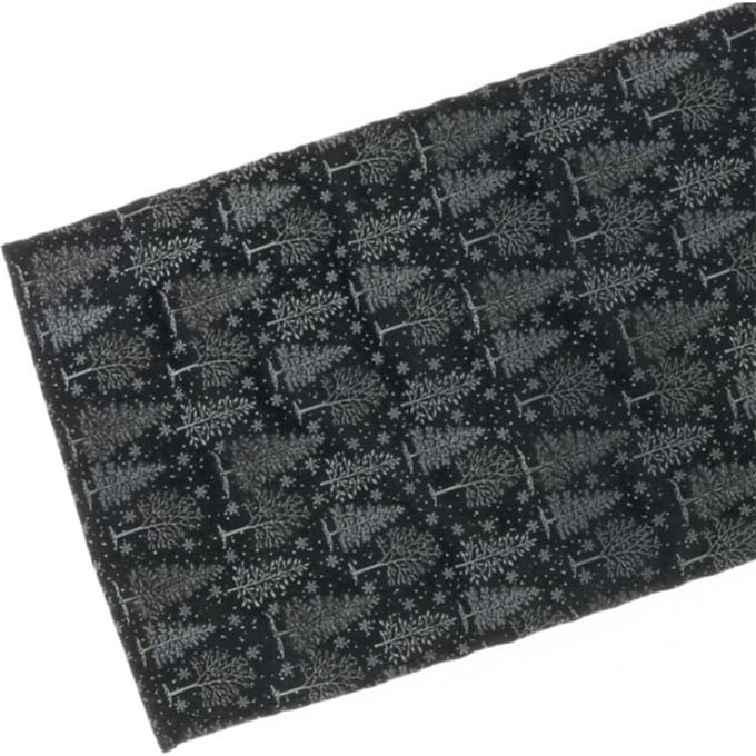 Unique Living | tafelloper siri 45x150cm black