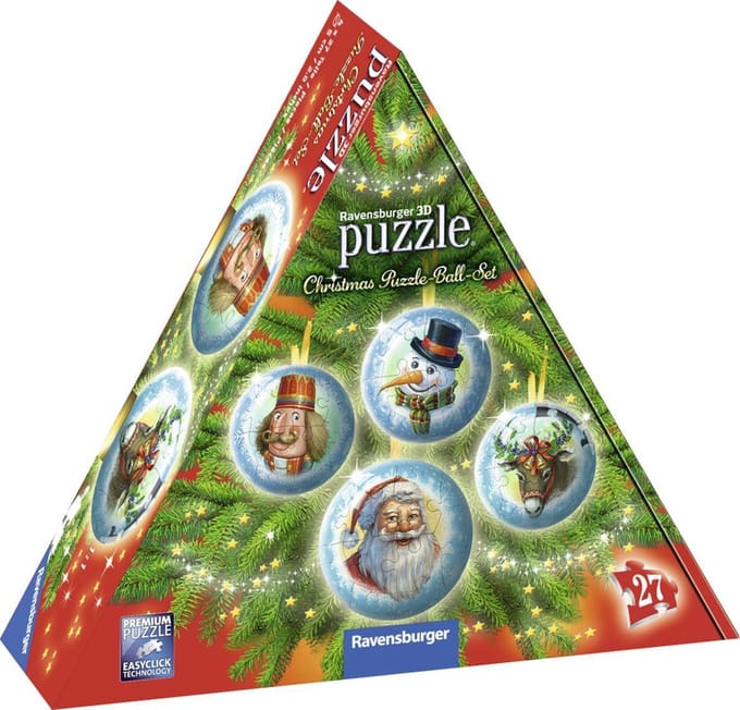 Ravensburger Kerstballen Puzzleball set - 3D Puzzel