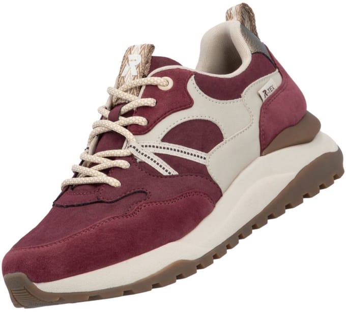 Rieker Sport Sneakers - Dames - Rood - Maat:38