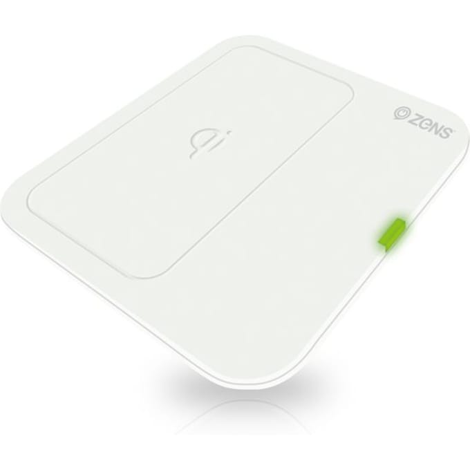 Zens single draadloos laadstation met inductie - wit