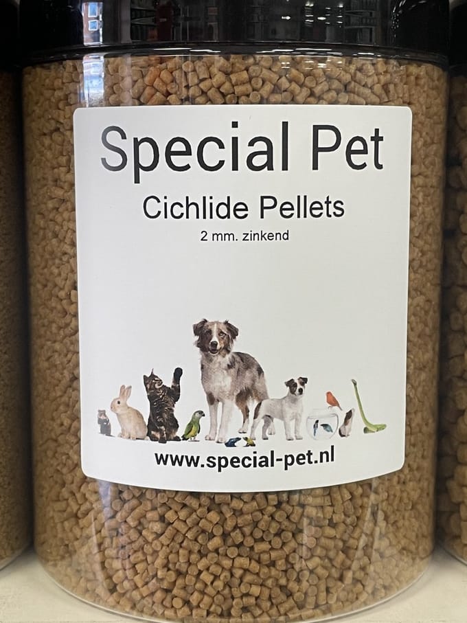 Special Pet - Cichlide Pellets 2 mm. Zinkend - 1 ltr.