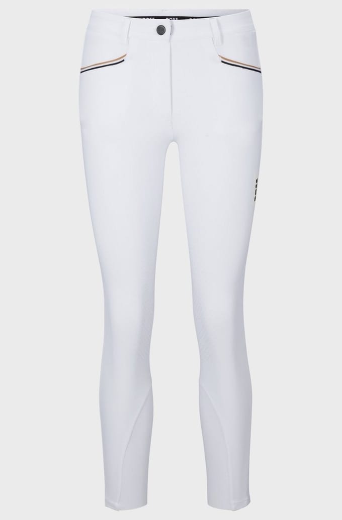 Boss Equestrian Rijbroek Dames Knie Grip Hazel Core S Wit